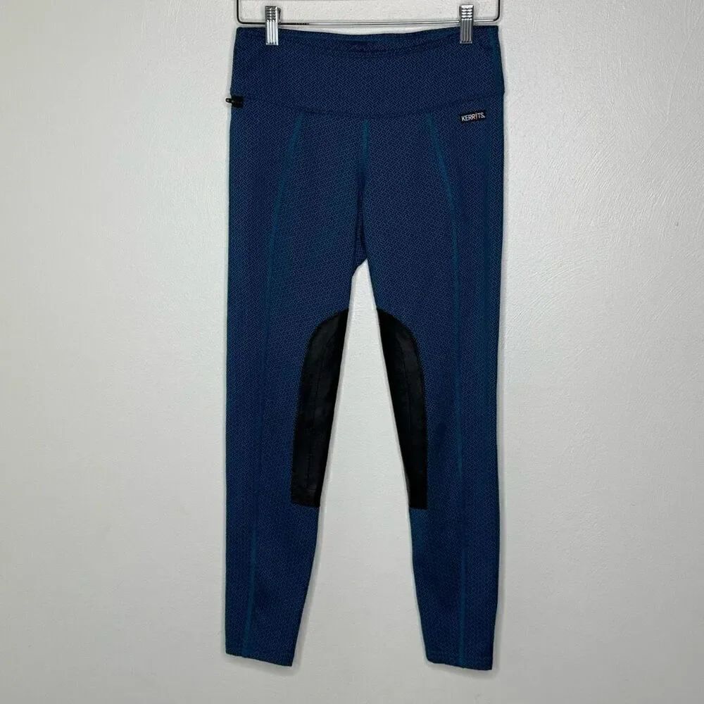 Kerrits Blue and Black Riding Pants - Women’s US S